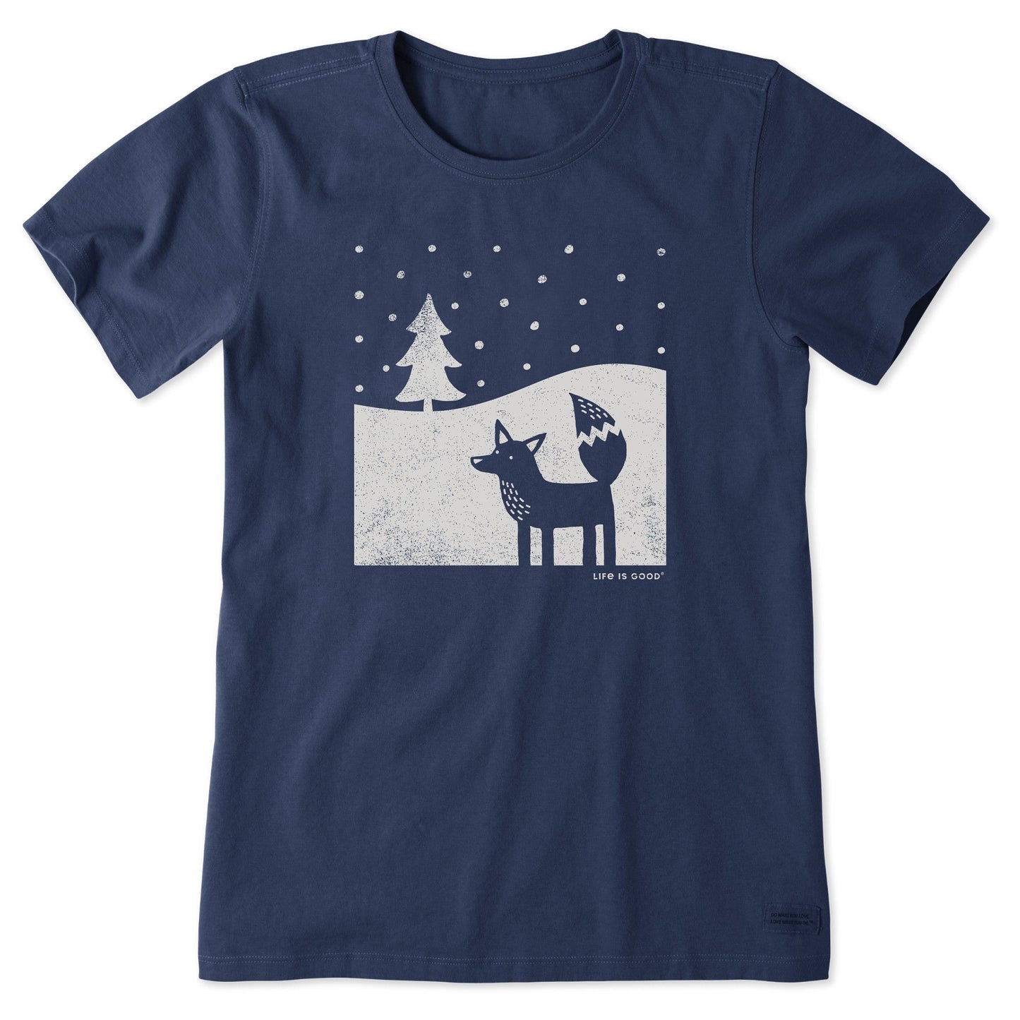 Women's Fox in Winter Short Sleeve Crusher Tee