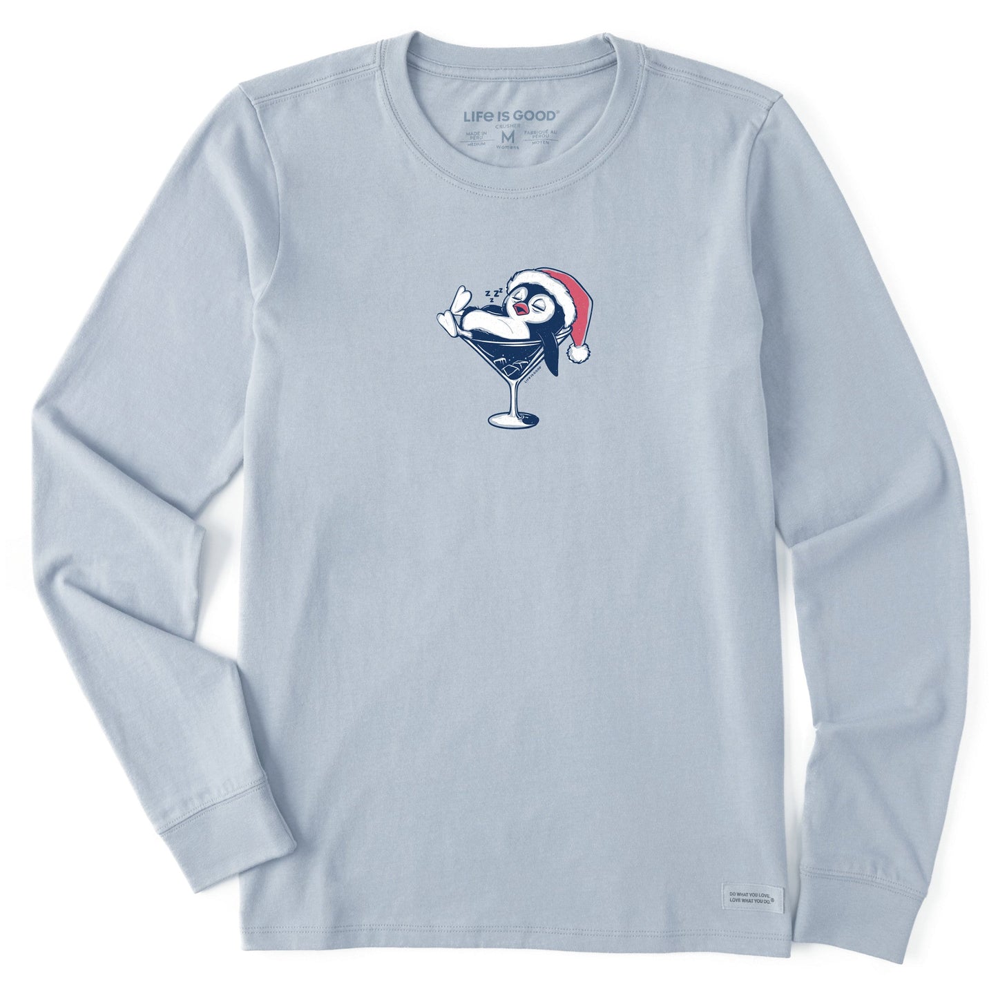 Women's Tipsy Penguin Long Sleeve Crusher Tee