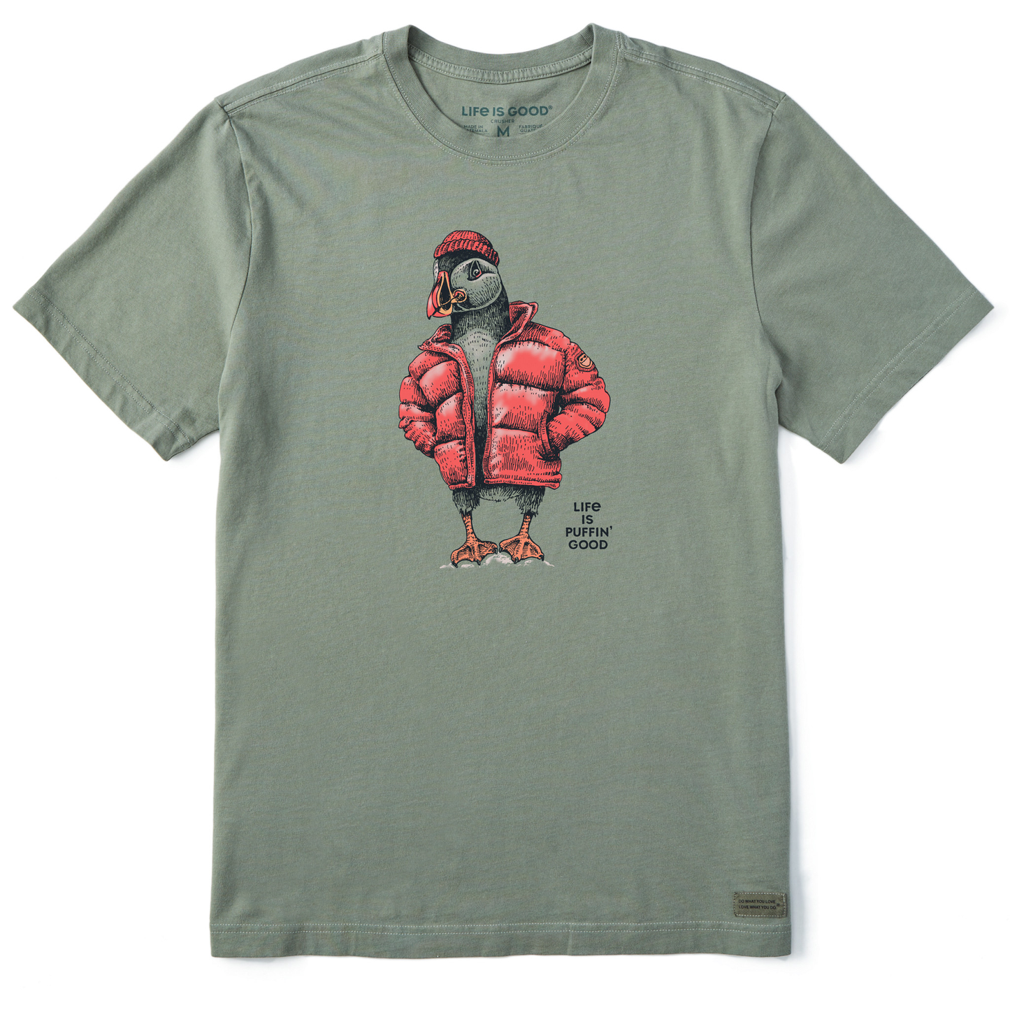 Men's Puffin Good Short Sleeve Crusher Tee