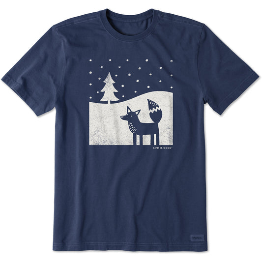 Men's Fox in Winter Short Sleeve Crusher Tee