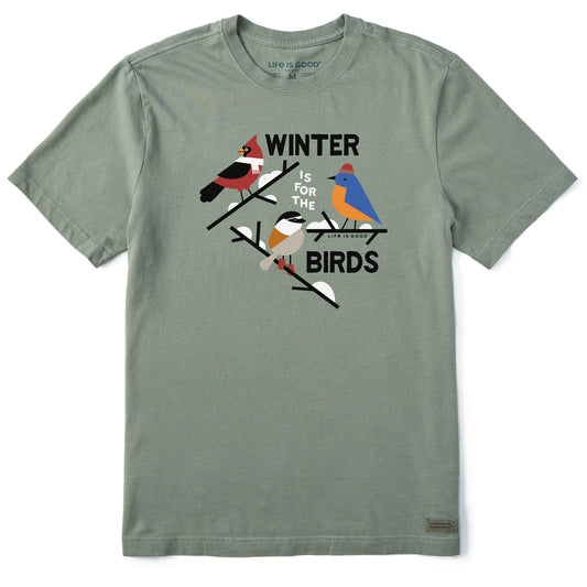 Men's Winter is for the Birds Short Sleeve Crusher Tee