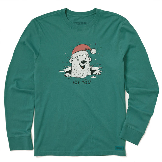 Kids Icy You Polar Bear Long Sleeve Crusher Tee
