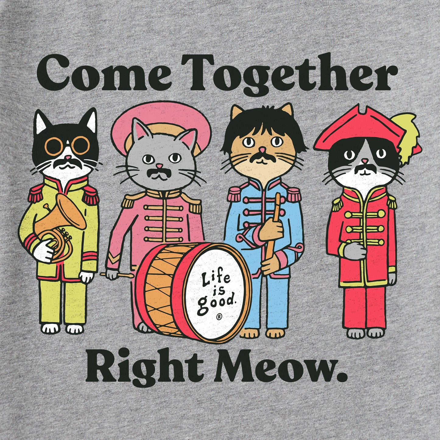 Men's Come Together Right Meow Short Sleeve Tee