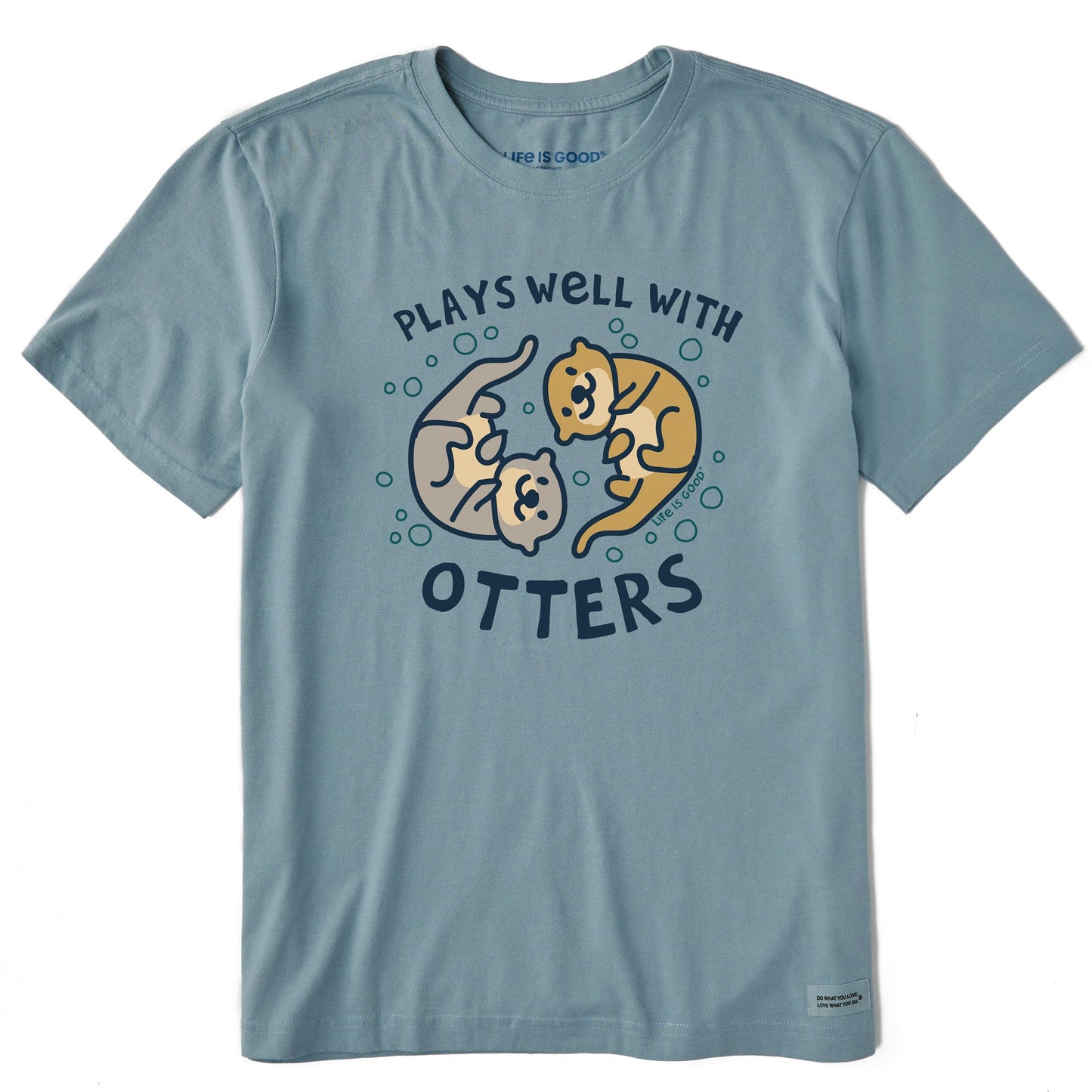 Men's Plays Well With Otters Short Sleeve Tee