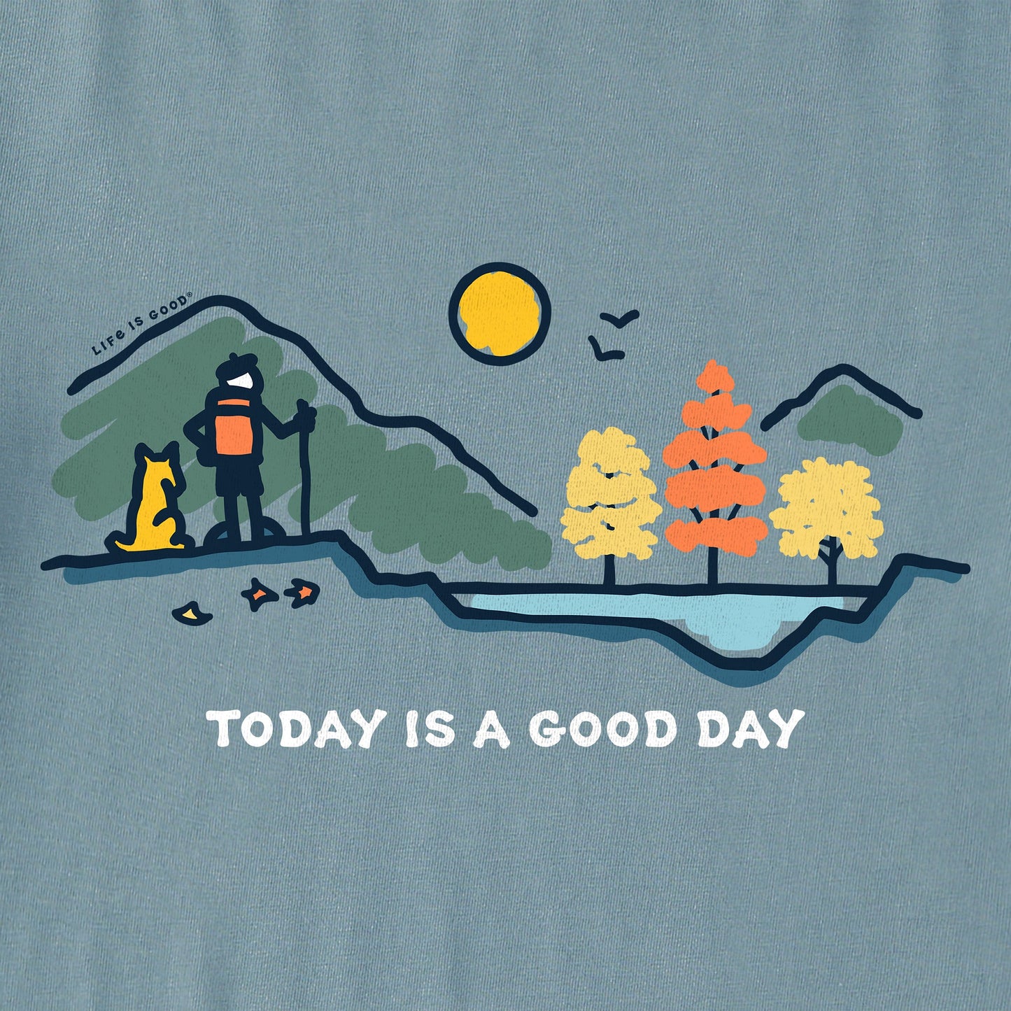 Men's Good Day Fall Vista Short Sleeve Crusher Tee