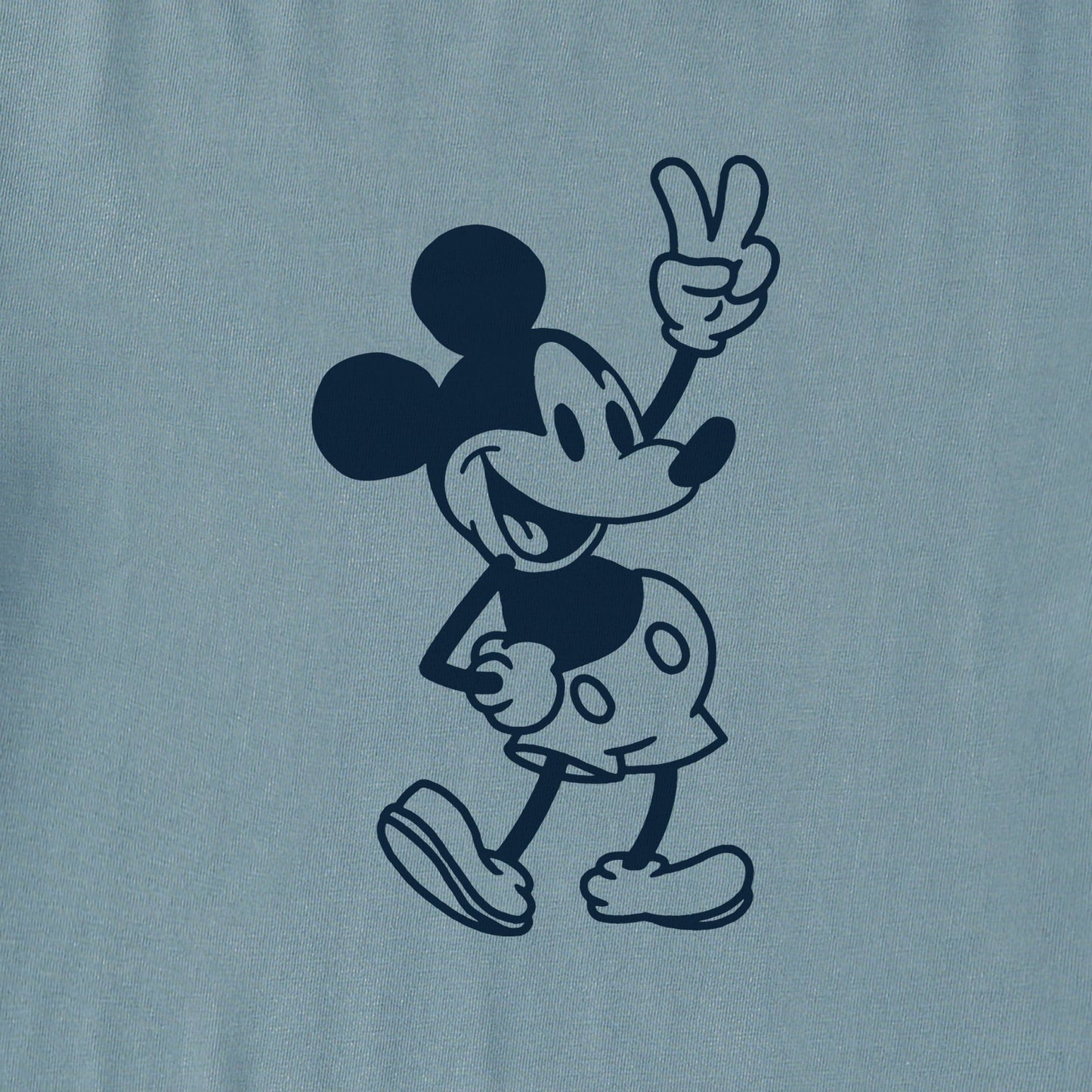 Men's Steamboat Willie Peace Mini Short Sleeve Tee