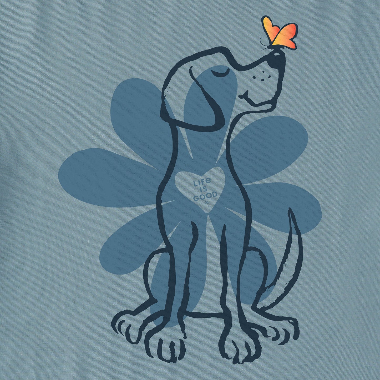 Women's Spring Daisy Dog Short Sleeve Tee