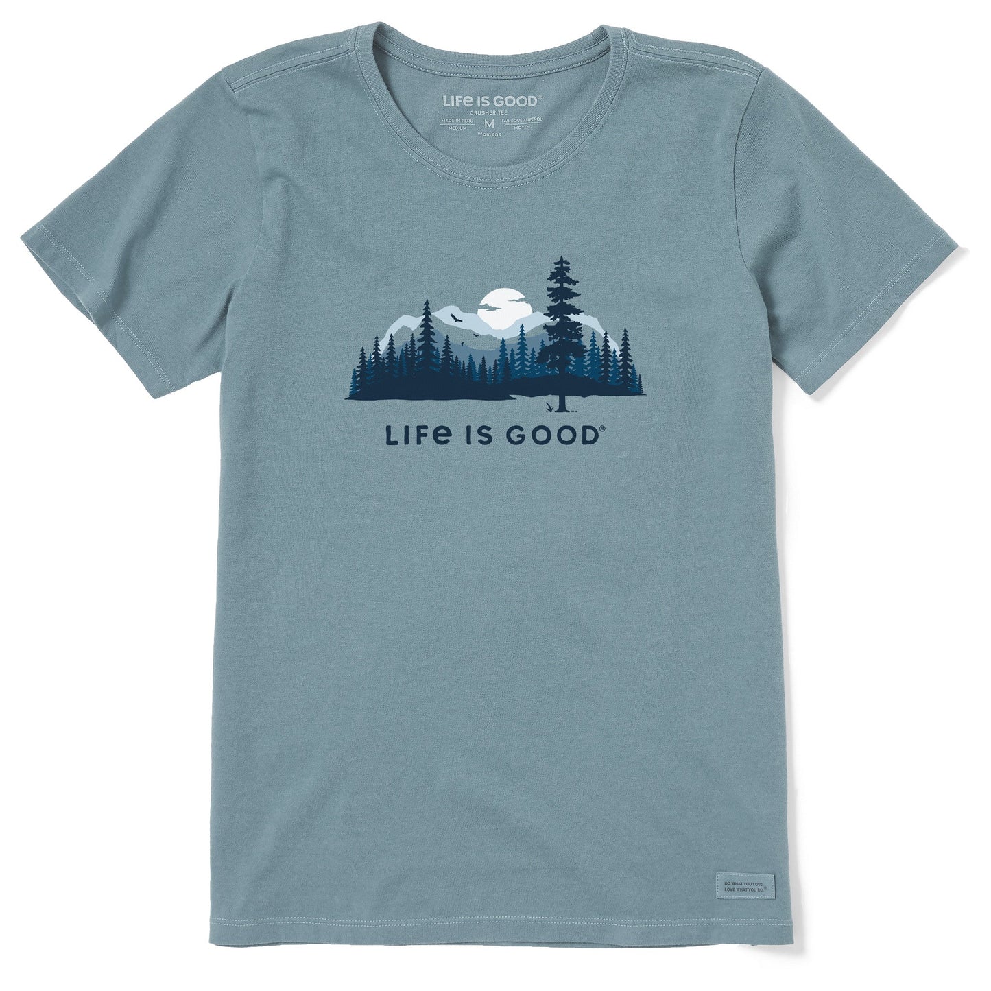 Women's Evergreen Silhouette Short Sleeve Crusher Tee