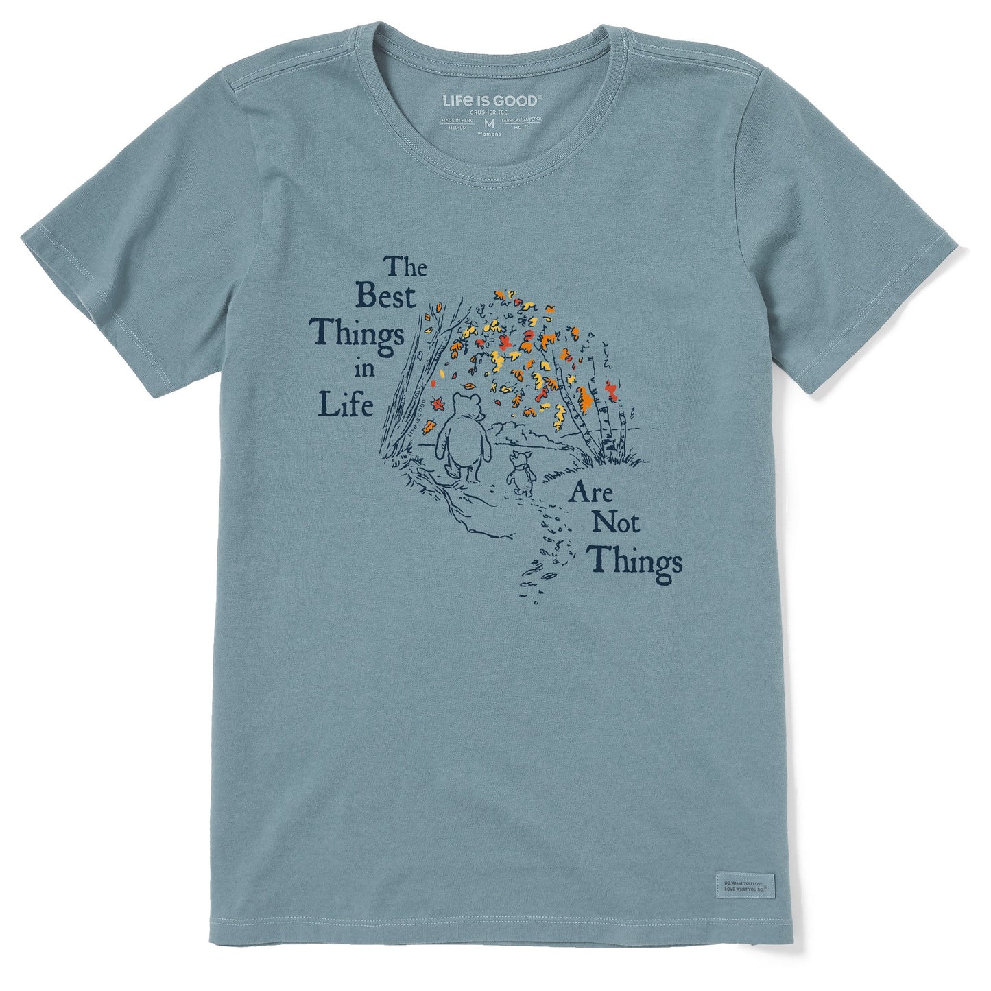 Women's Winnie Best Things Foliage Short Sleeve Crusher Tee