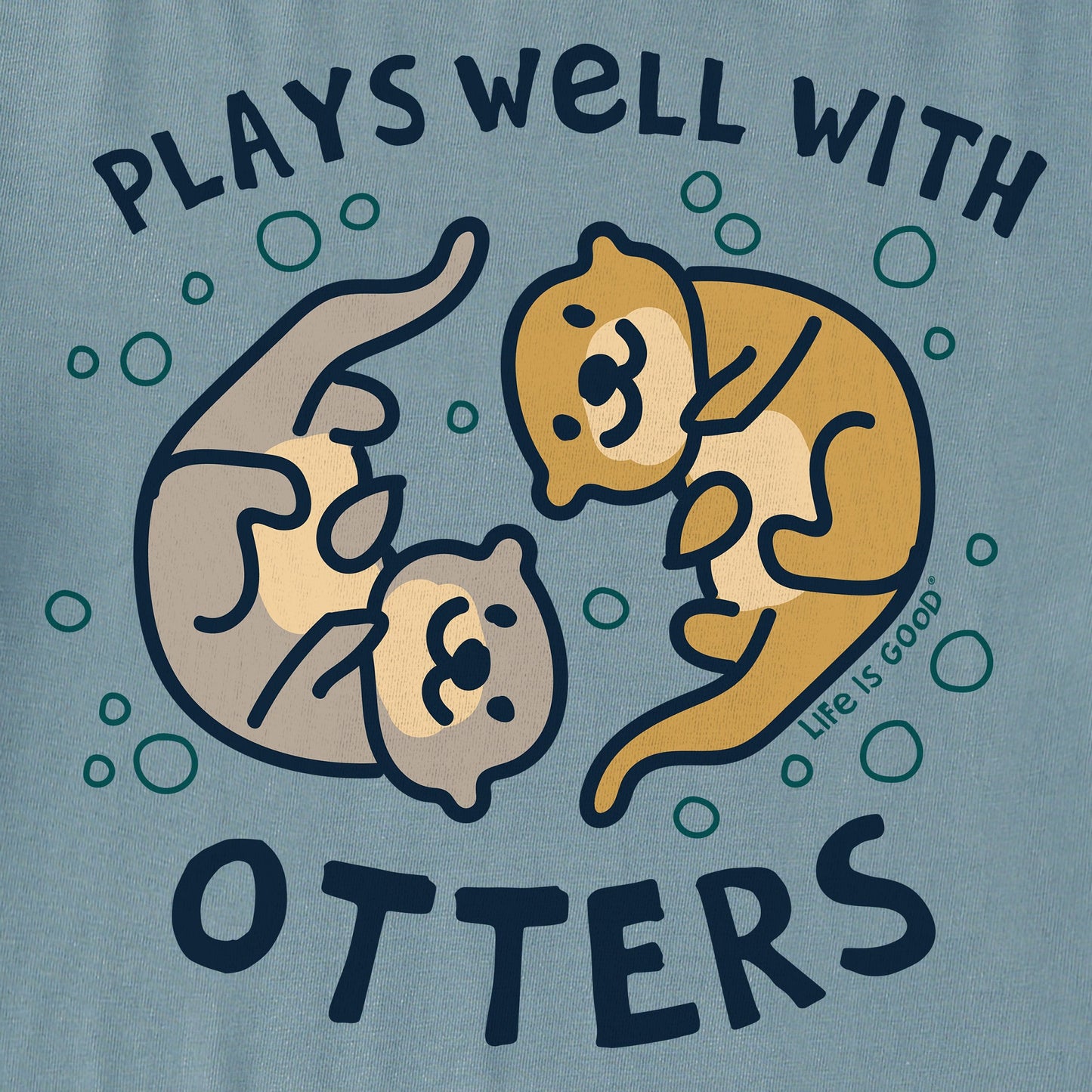 Women's Plays Well With Otters Short Sleeve Tee