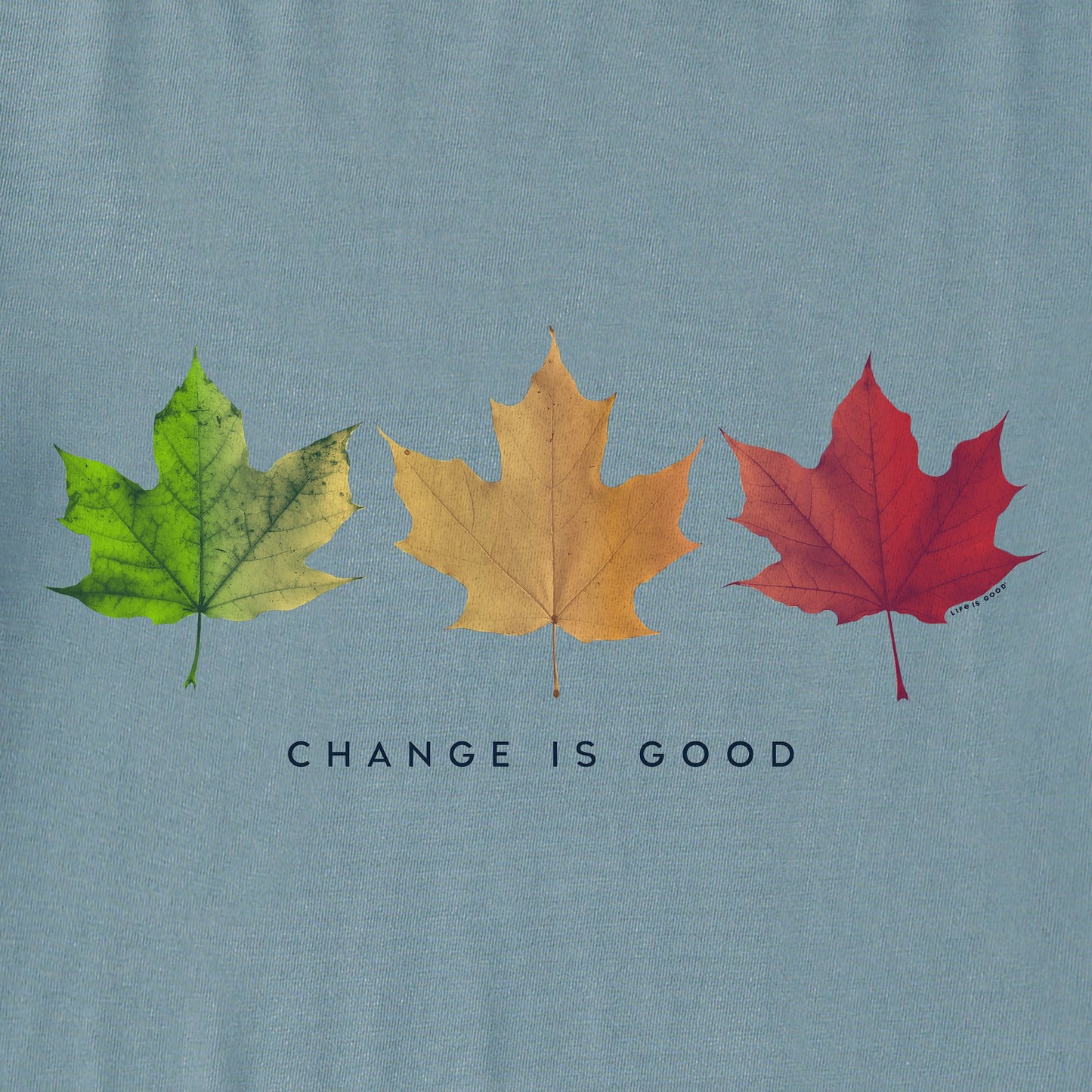 Women's Change is Good 3 Leaves Short Sleeve Crusher Tee