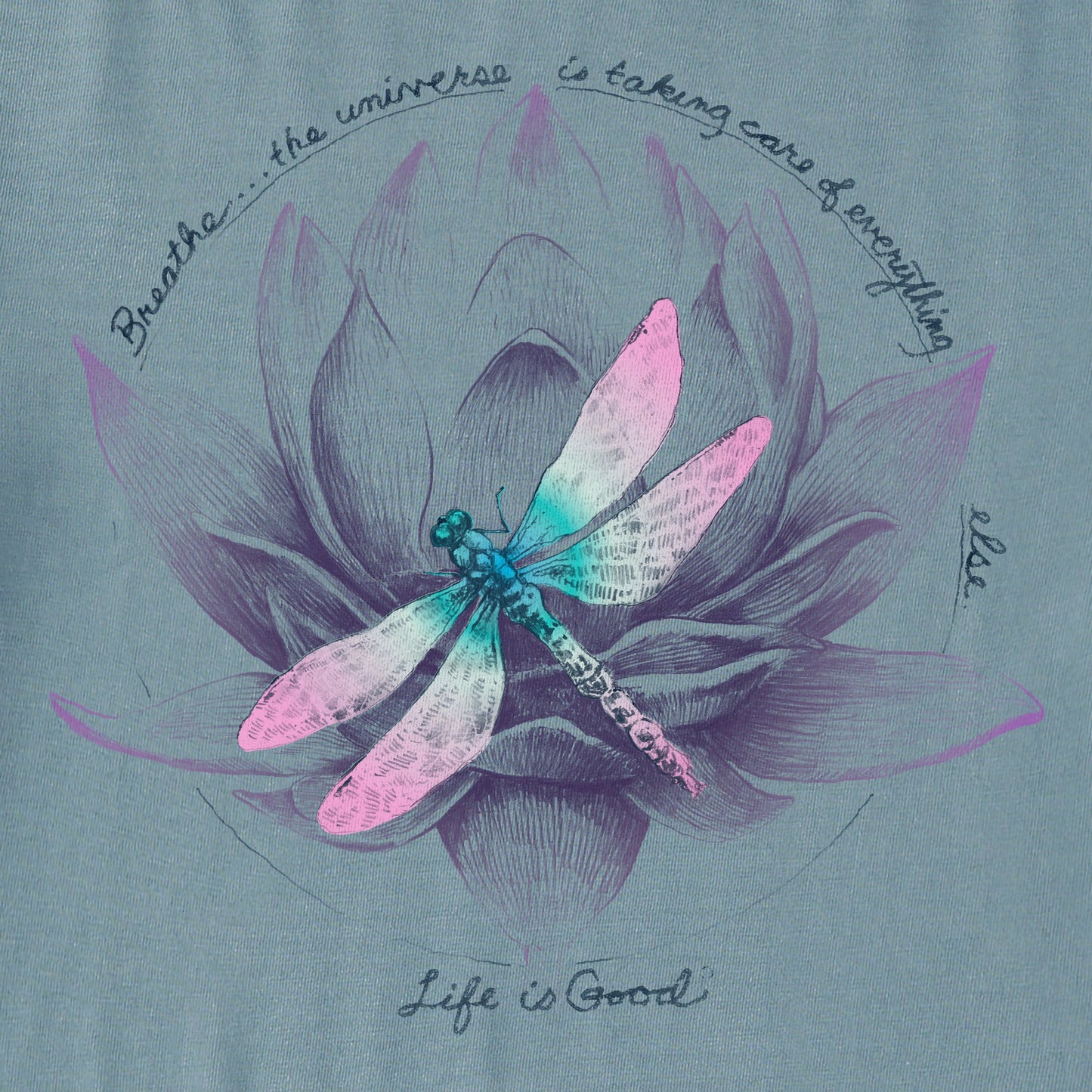 Women's Dragonfly Lotus Breathe Short Sleeve Tee