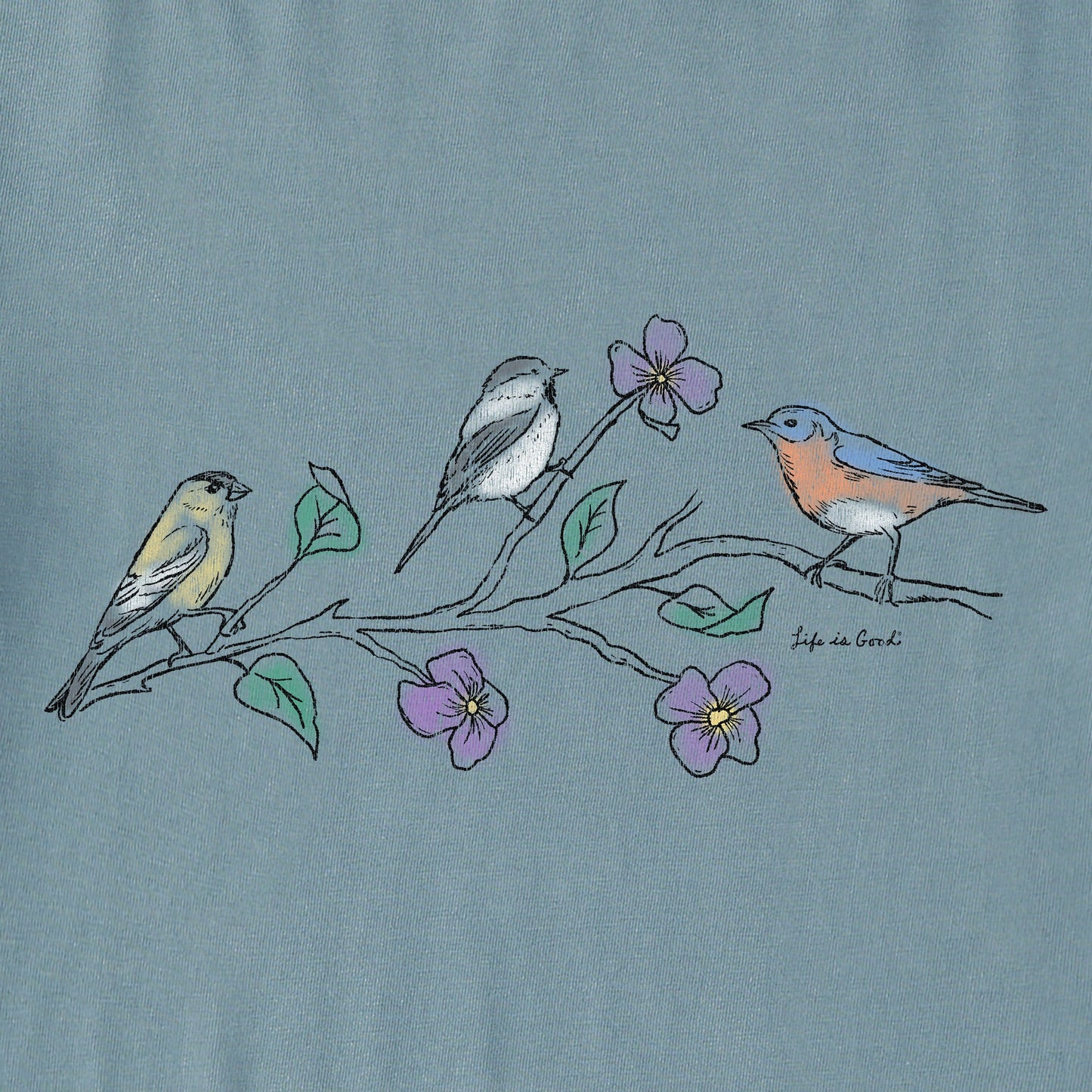 Women's Three Birds Short Sleeve Crusher Tee