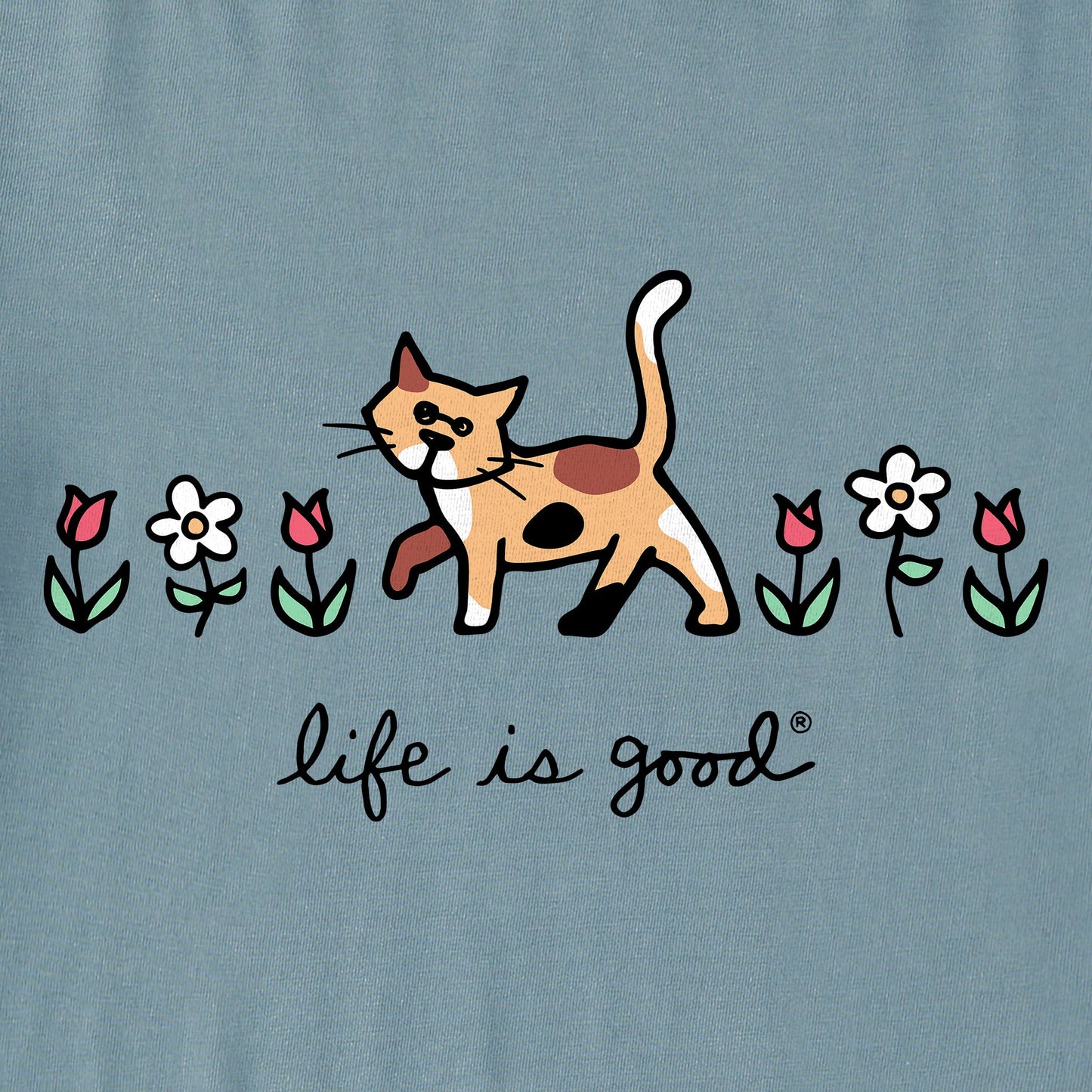 Women's Al with Flowers Short Sleeve Crusher Tee