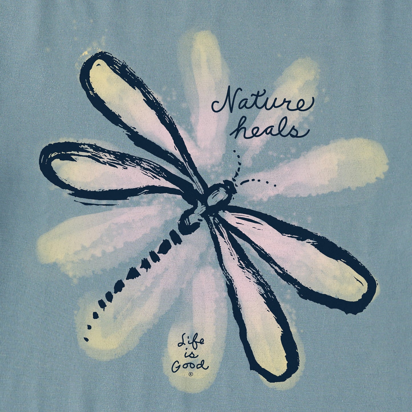 Women's Nature Heals Dragonfly Short Sleeve Crusher Tee