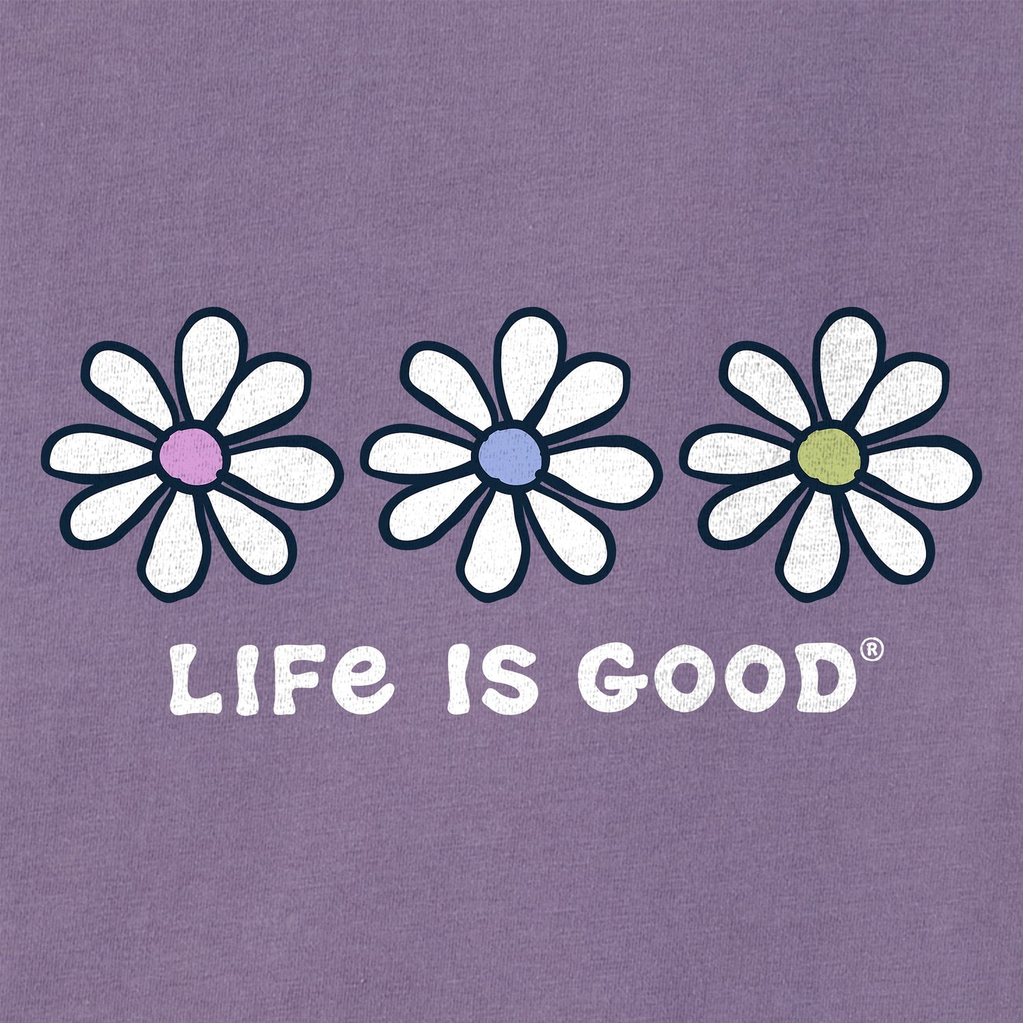 Women's 3 Daisies Short Sleeve Crusher Boxy Tee