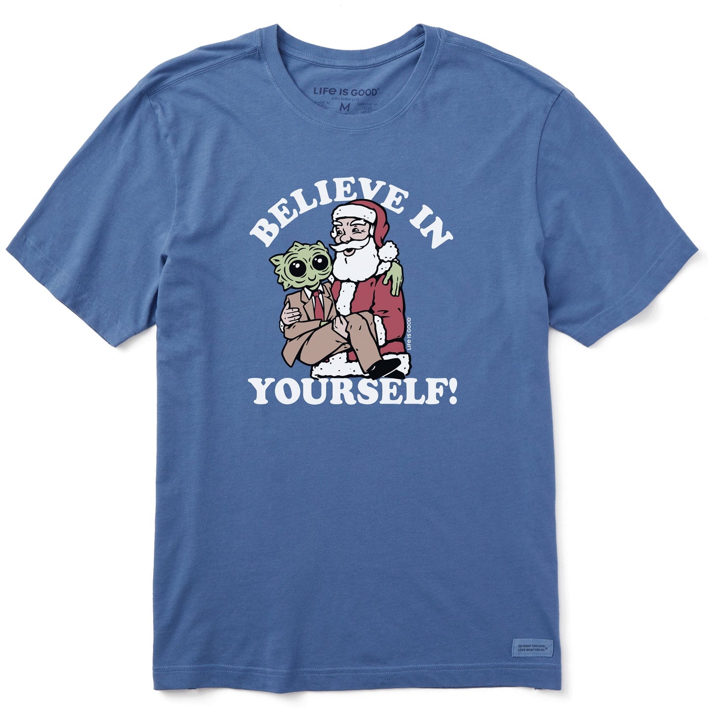 Men's Believe in Yourself Alien Short Sleeve Crusher Tee