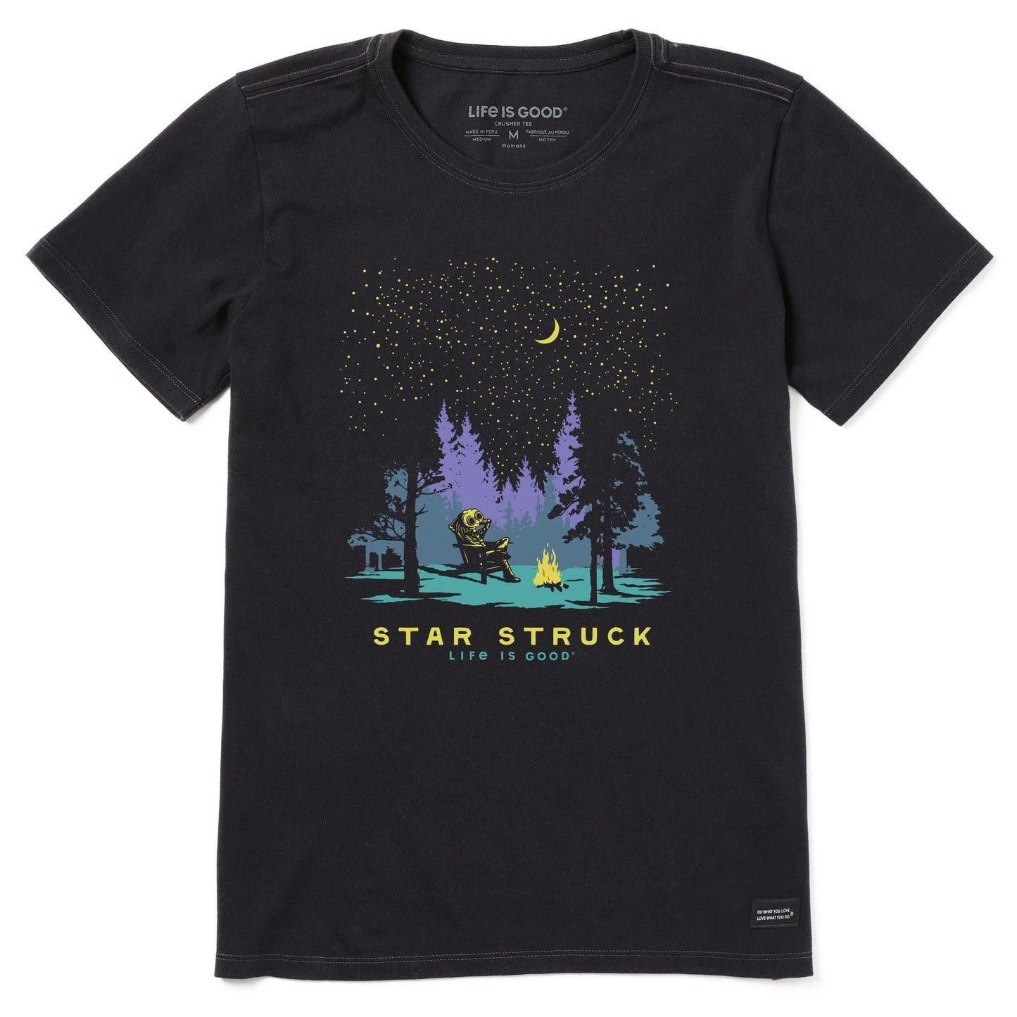 Women's Star Struck Alien Short Sleeve Crusher Tee