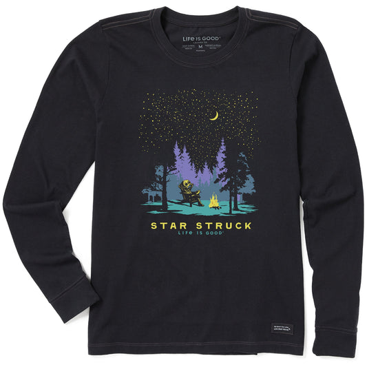 Women's Star Struck Alien Long Sleeve Crusher Tee