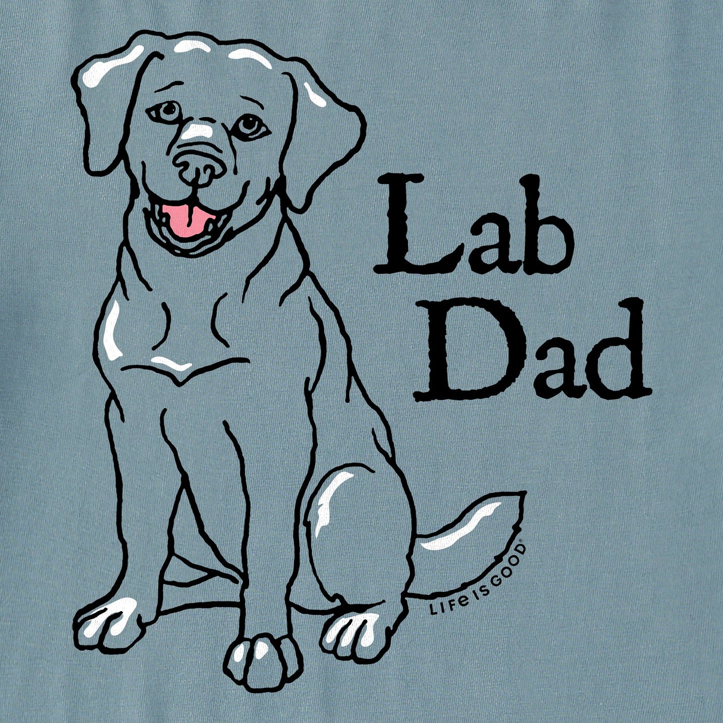 Men's Lab Dad Short Sleeve Crusher Tee