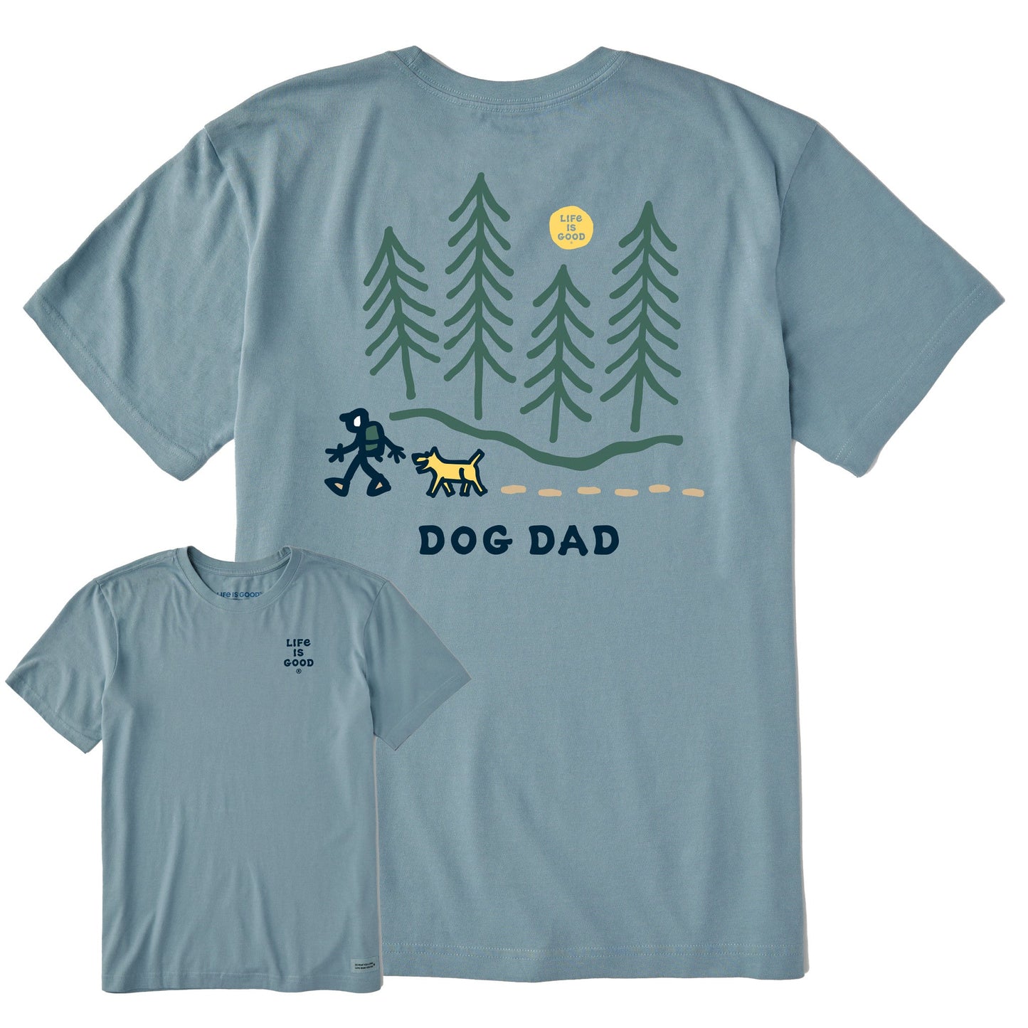 Men's Jake Hike Dog Dad Short Sleeve Tee
