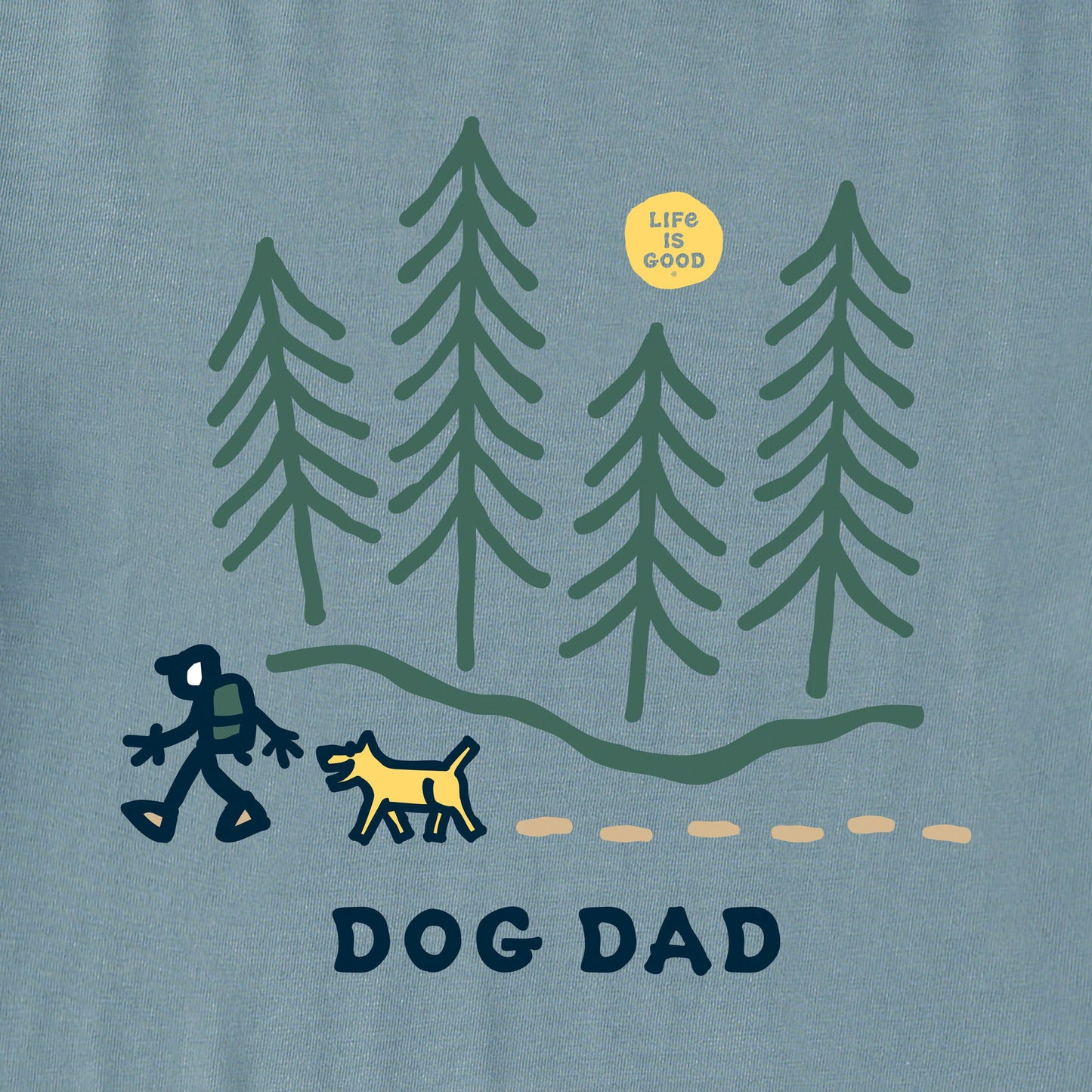 Men's Jake Hike Dog Dad Short Sleeve Tee