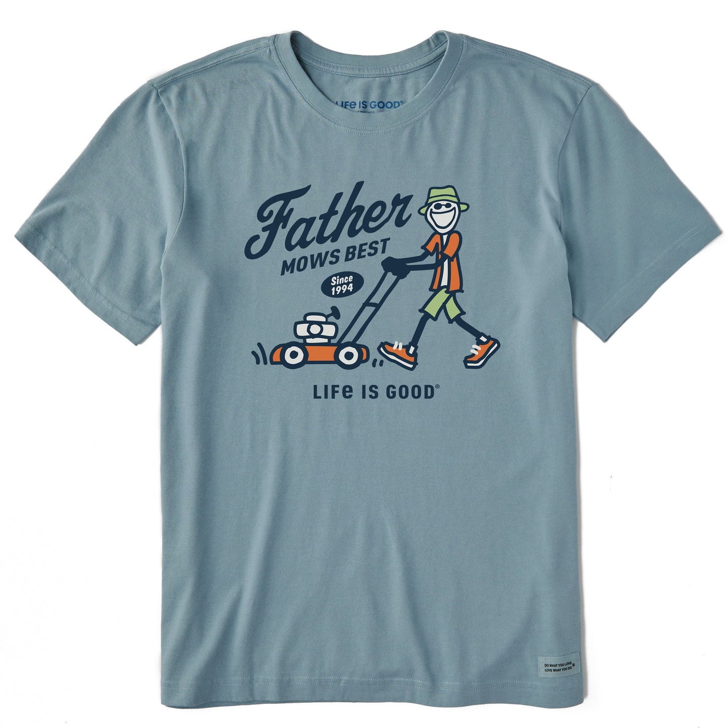Men's Father Mows Best Short Sleeve Tee