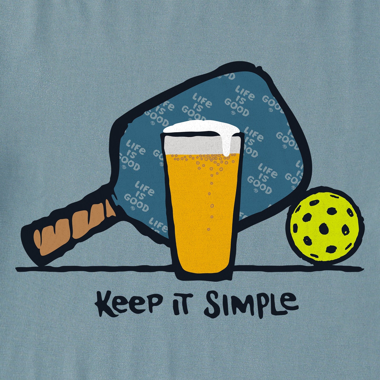 Men's Pickleball & Beer Short Sleeve Tee