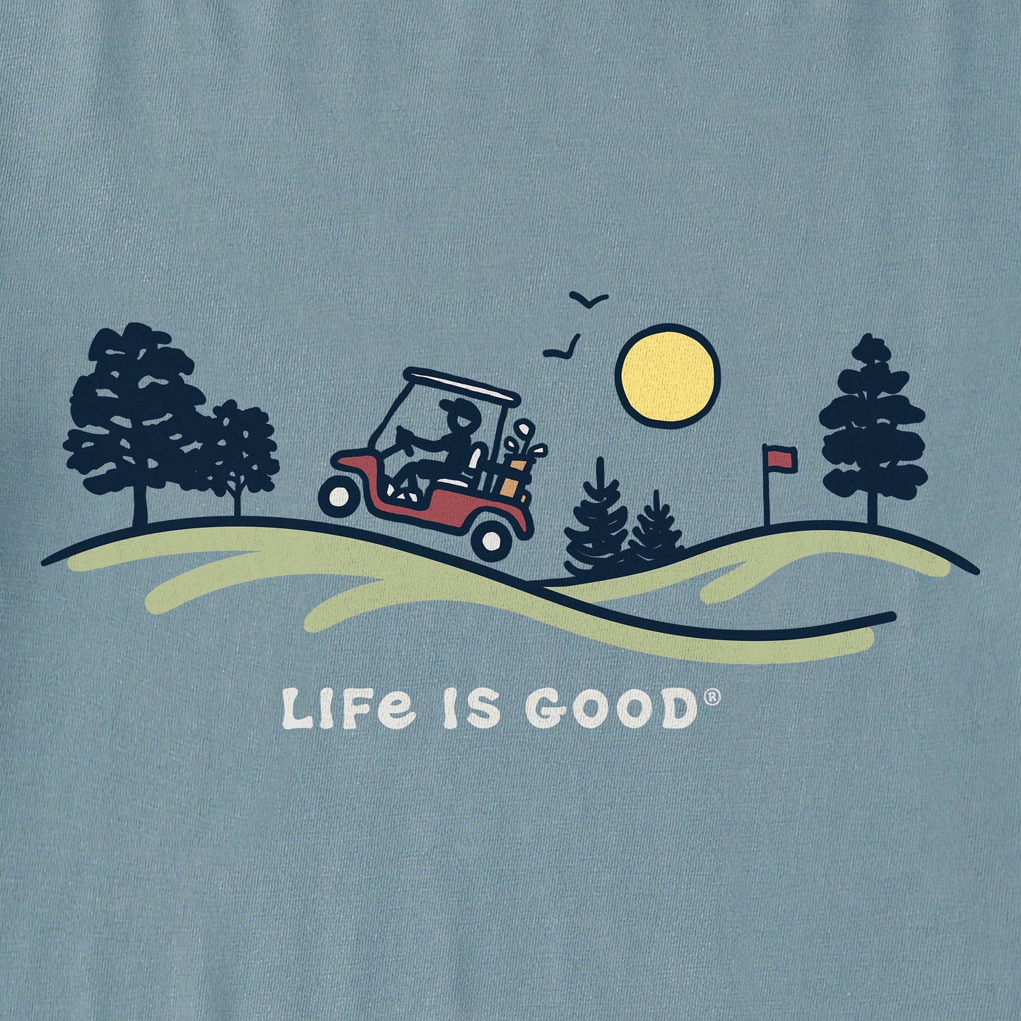Men's Golf Cart Vista Short Sleeve Crusher Tee