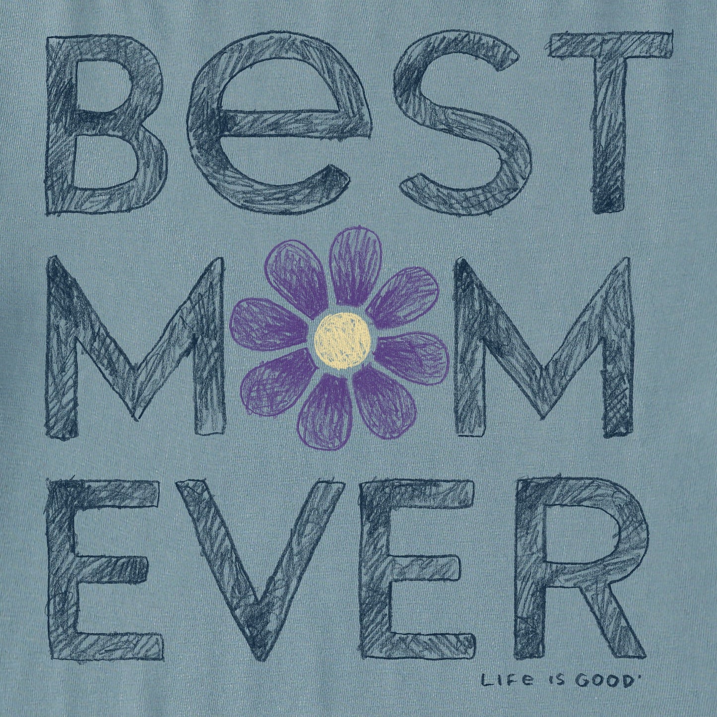 Women's Best Mom Ever Short Sleeve Crusher Tee