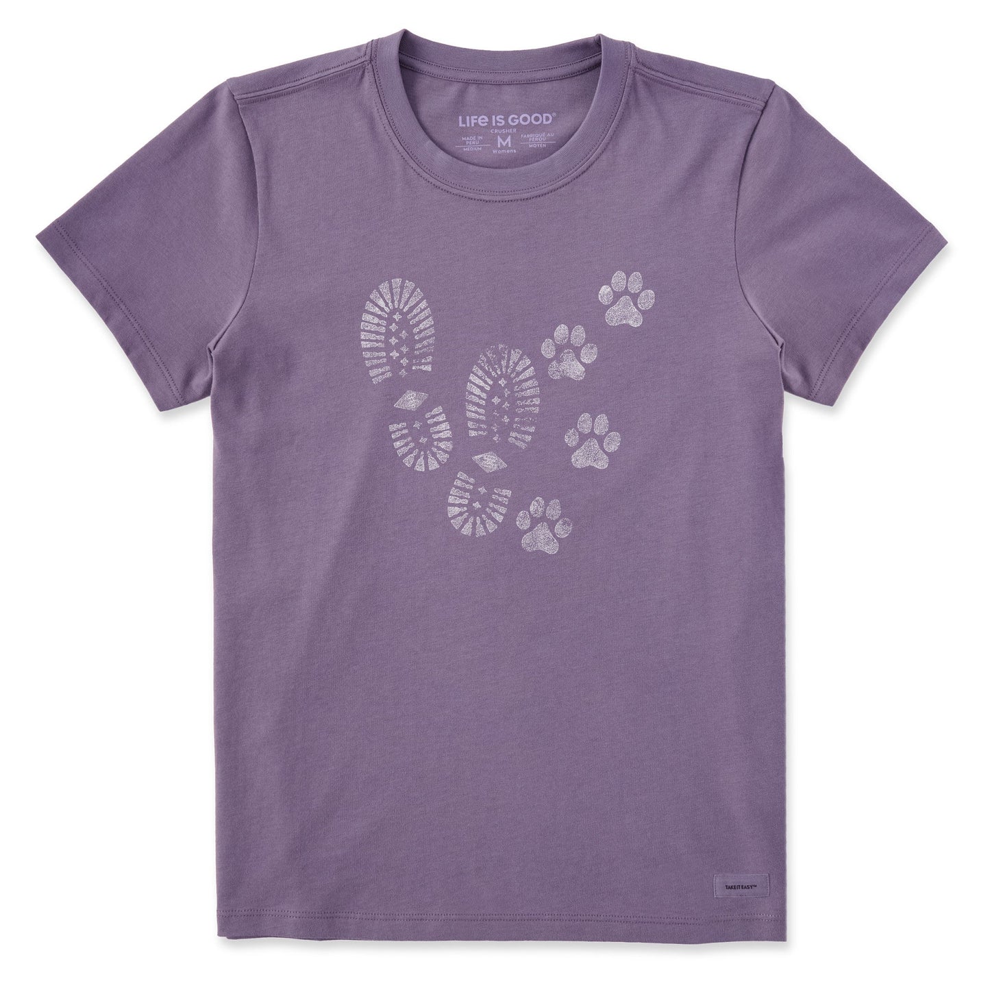 Women's Trails & Tails Short Sleeve Crusher Tee