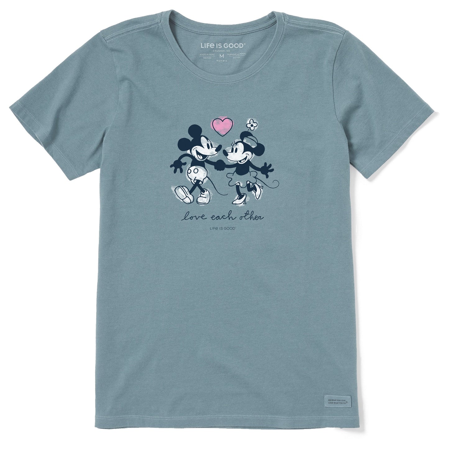 Women's Willie Love Each Other Short Sleeve Crusher Tee