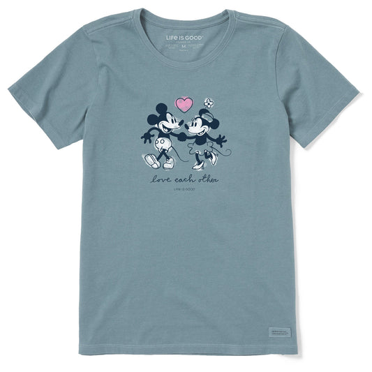 Women's Willie Love Each Other Short Sleeve Crusher Tee