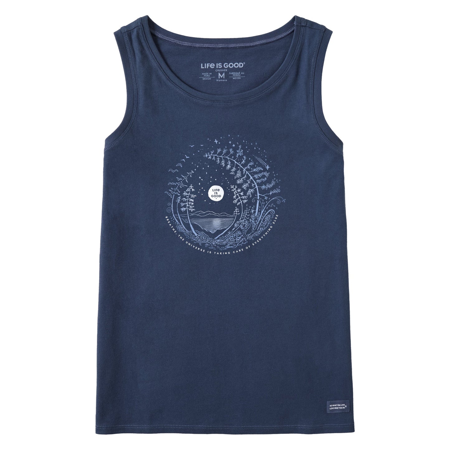 Women's Breathe Moon Evergreen Fern Crusher Tank
