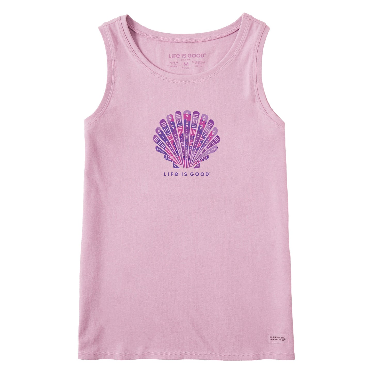Women's Tie Dye Tribal Shell Crusher Tank