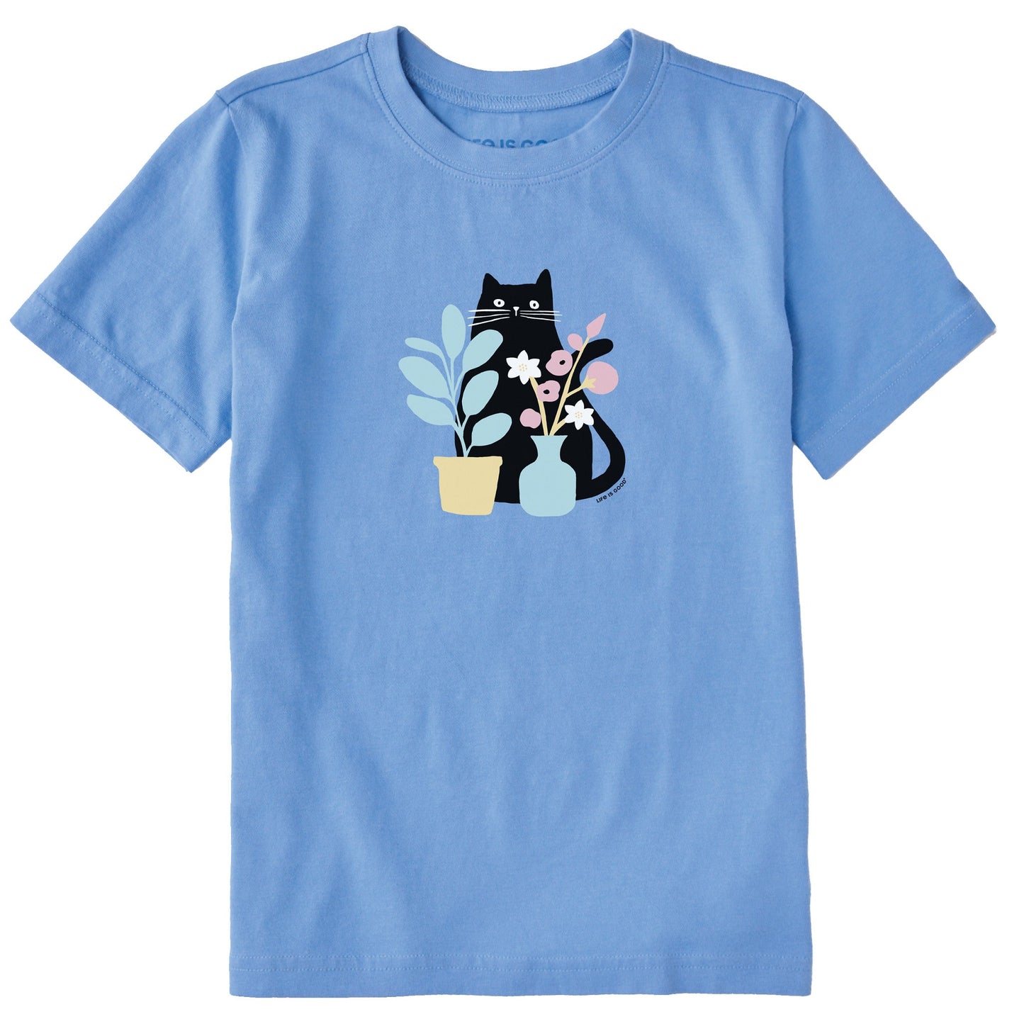 Kids Can you see the Cat? Short Sleeve Crusher Tee