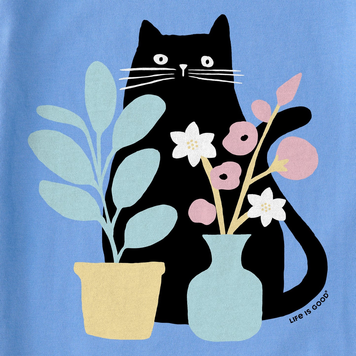 Kids Can you see the Cat? Short Sleeve Crusher Tee
