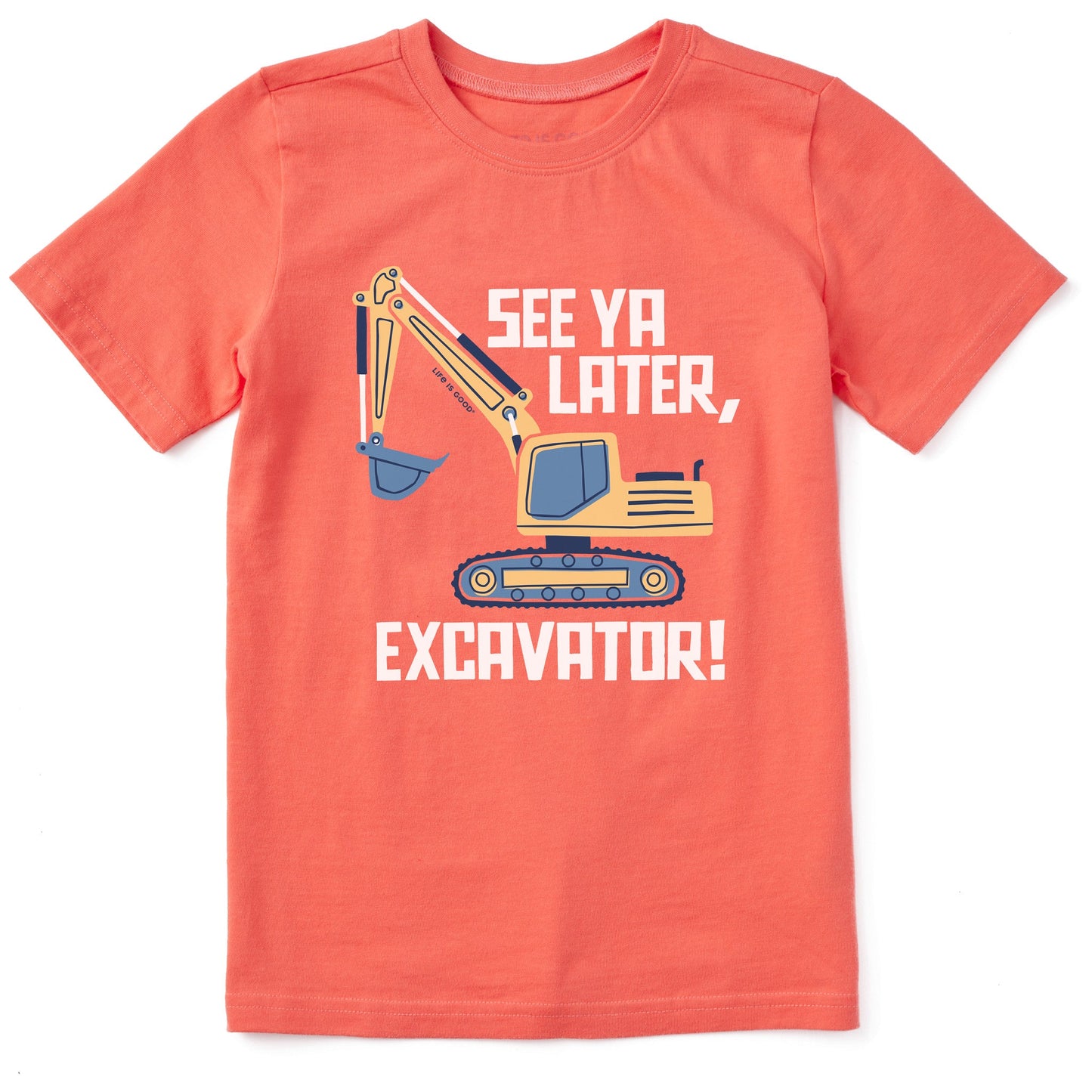 Kids See Ya Later, Excavator Short Sleeve Crusher Tee