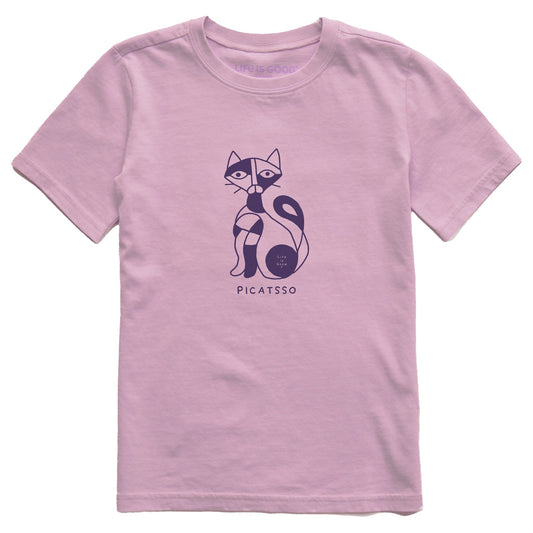 Kids Picatsso Abstract Short Sleeve Crusher Tee