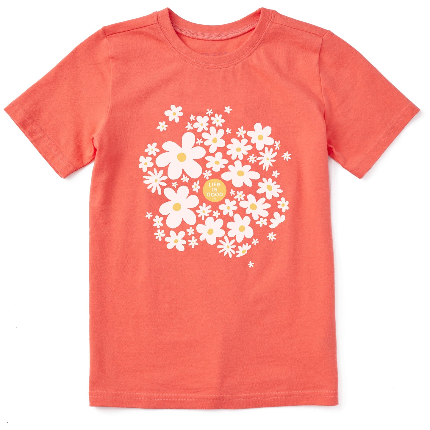 Kids Daisy Splash Short Sleeve Crusher Tee