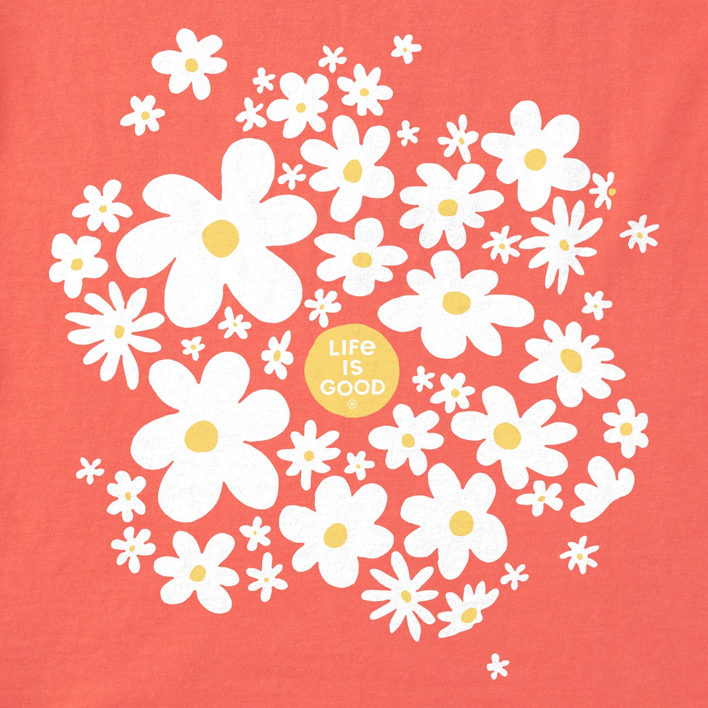 Kids Daisy Splash Short Sleeve Crusher Tee