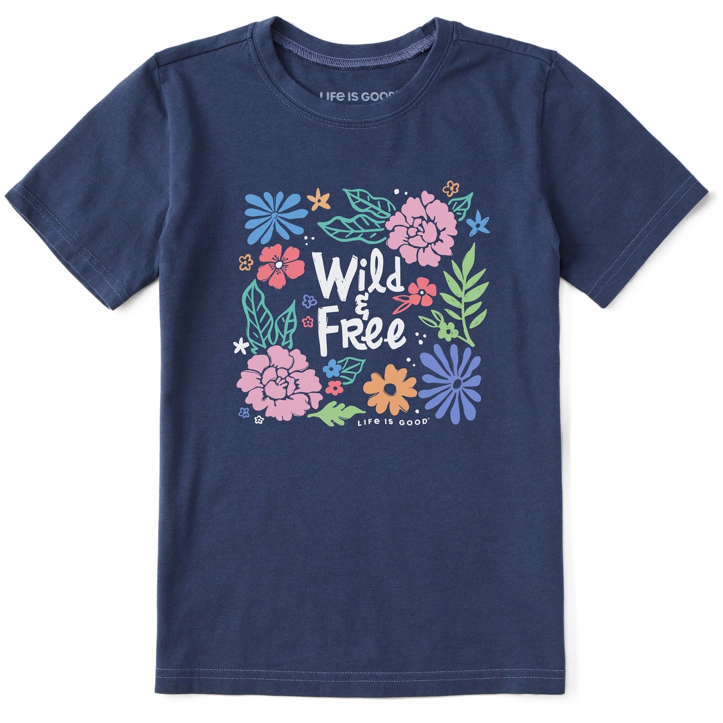 Kids Wildflowers and Free Short Sleeve Crusher Tee