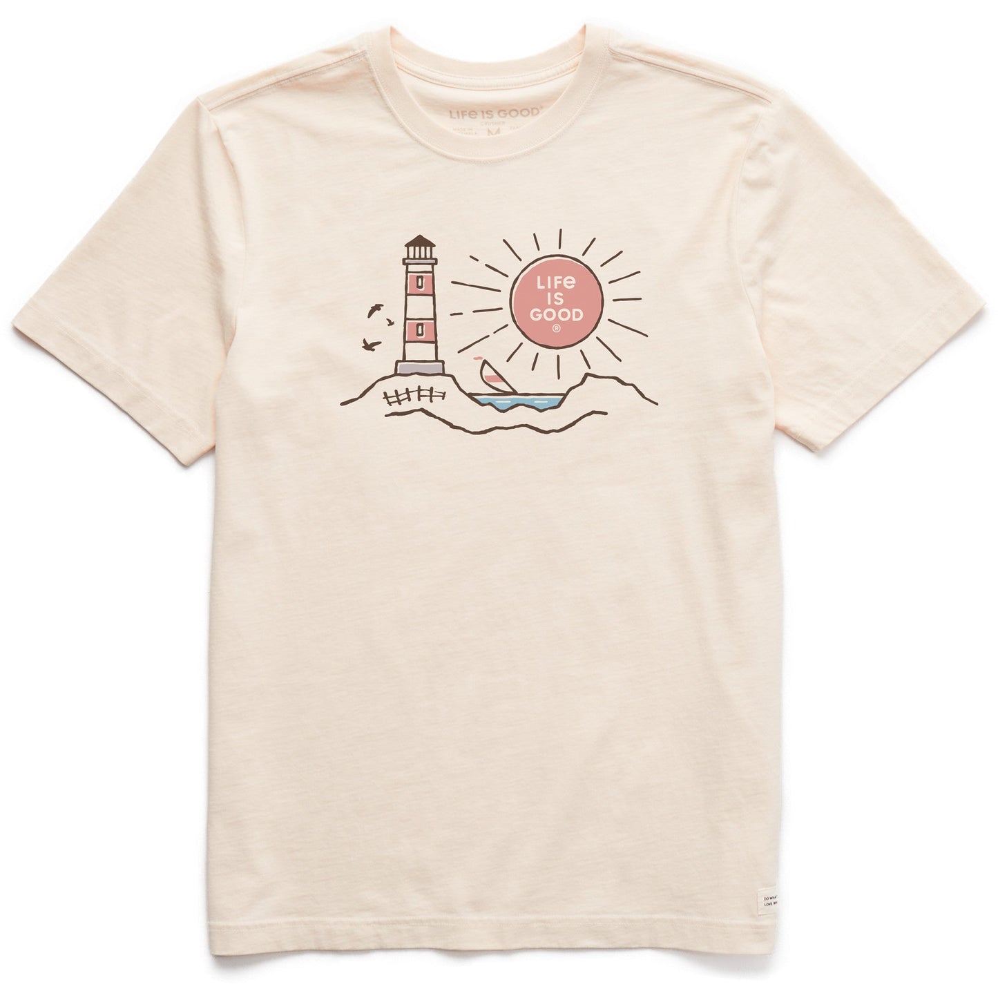 Men's Scenic Lighthouse Short Sleeve Crusher Tee