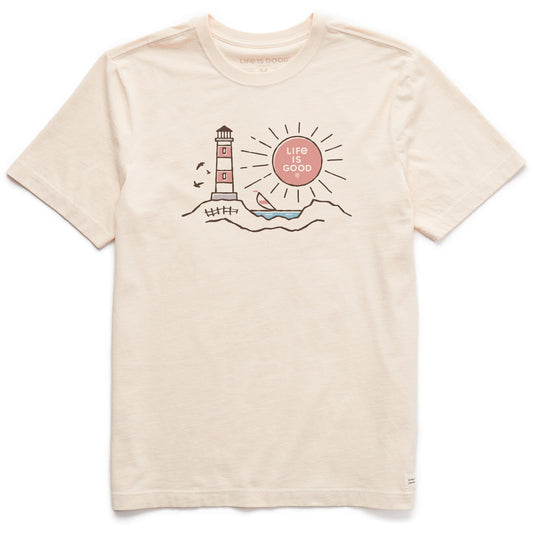 Men's Scenic Lighthouse Short Sleeve Crusher Tee