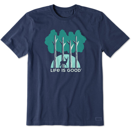 Men's Four Tree Deer Short Sleeve Crusher Tee