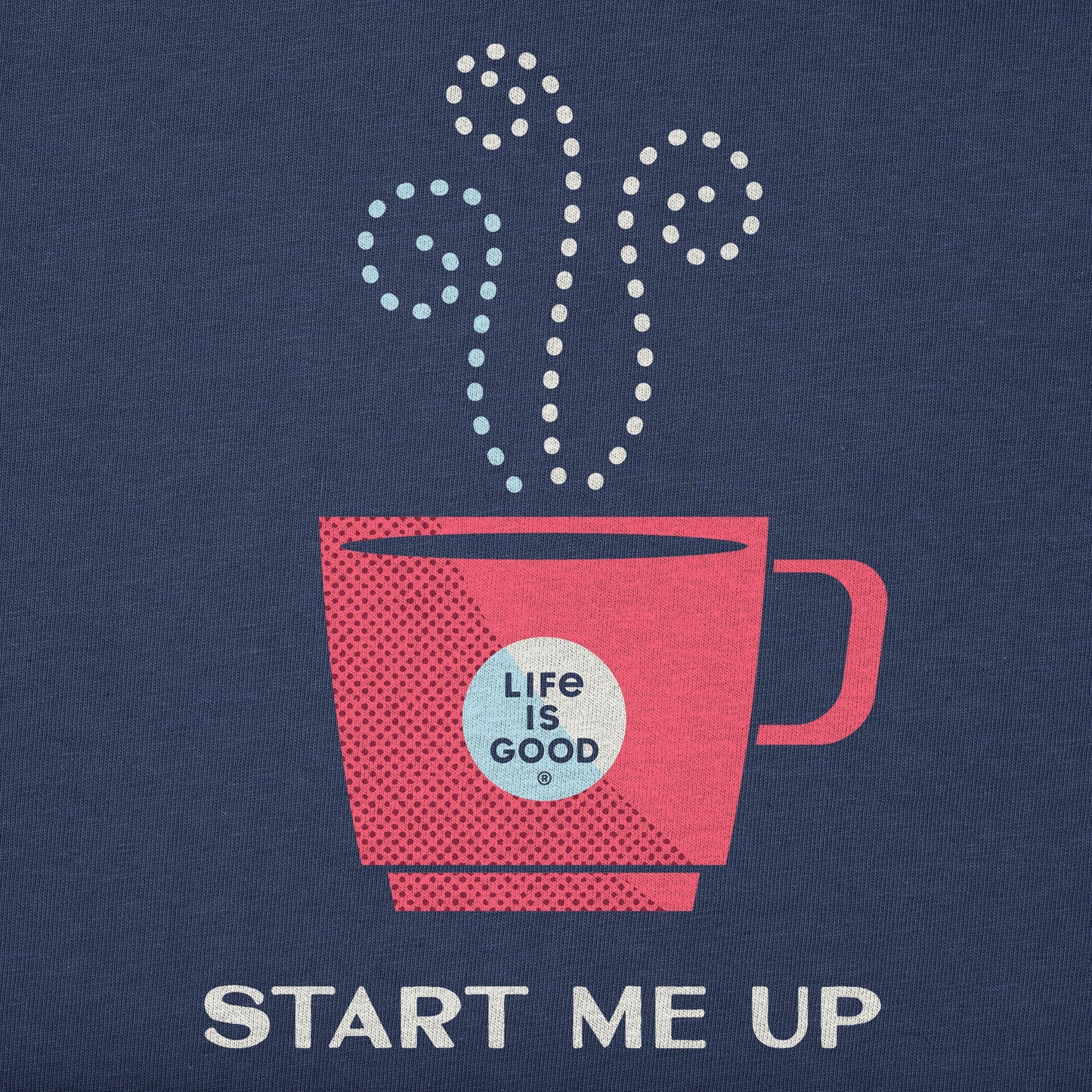 Men's Start Me Up Coffee Cup Short Sleeve Crusher Tee