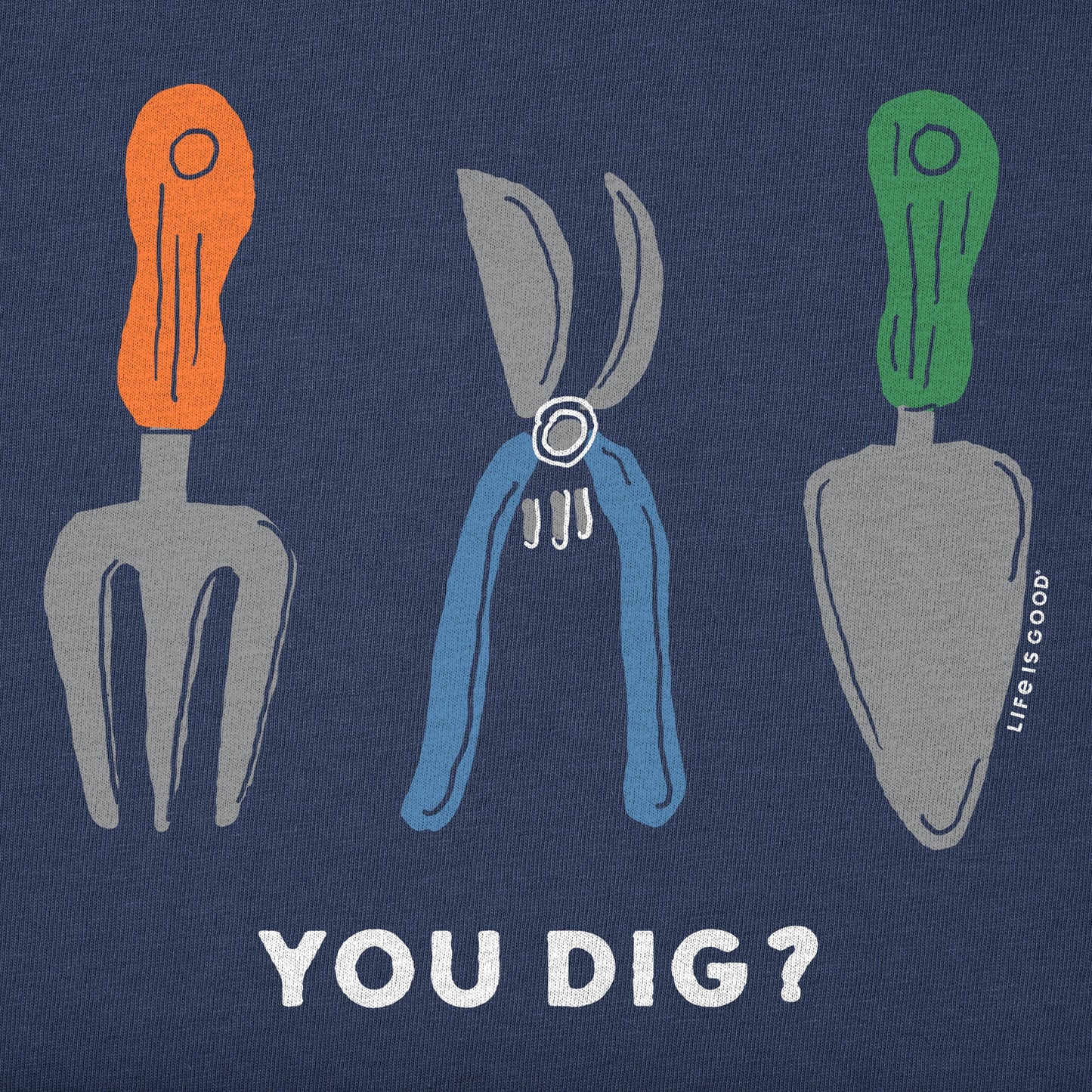 Women's You Dig Garden Tools? Short Sleeve Crusher Vee