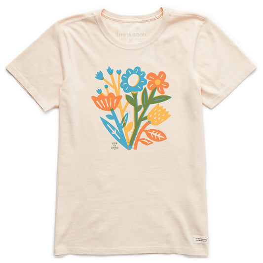 Women's Wildflower Splash Short Sleeve Crusher Tee