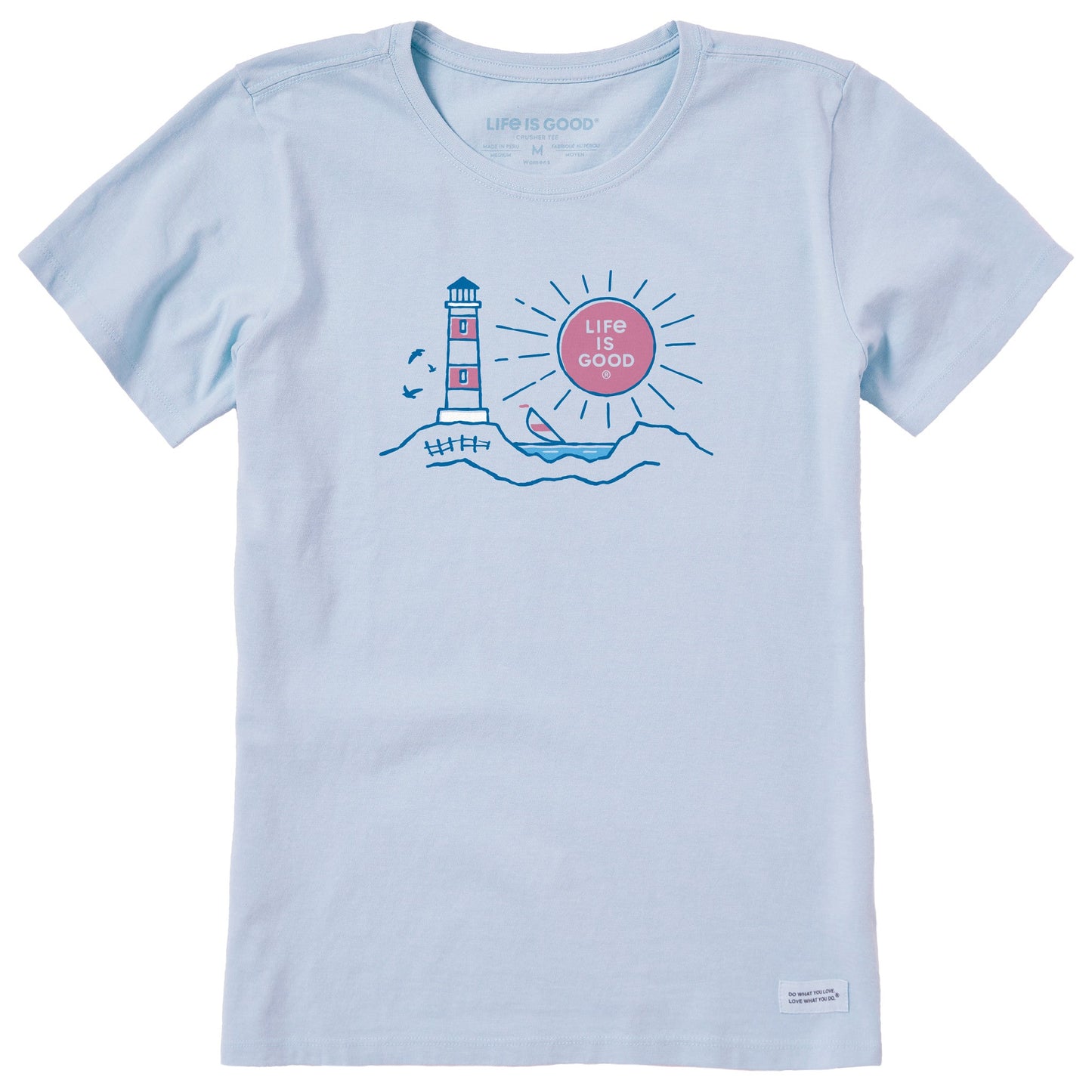 Women's Scenic Lighthouse Short Sleeve Crusher Tee
