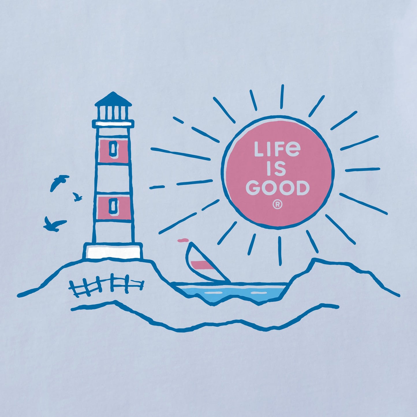 Women's Scenic Lighthouse Short Sleeve Crusher Tee